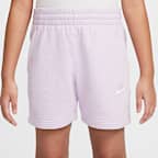 Shorts de French Terry de 5" para niña talla grande Nike Sportswear Club Fleece