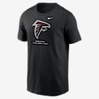 Playera Nike de la NFL para hombre Atlanta Falcons Essential - Negro