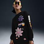 ナイキ スポーツウェア ウィメンズ ルーズ ロングスリーブ グラフィック Tシャツ