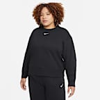 Nike Sportswear Collection Essentials Women's Oversized Fleece Crew (Plus Size)