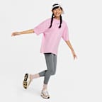 Nike Sportswear Older Kids' (Girls') Oversized T-Shirt