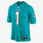 Chop Robinson Miami Dolphins Men's Nike NFL Game Football Jersey - Aqua