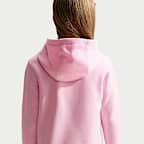 Sudadera con gorro sin cierre de vóleibol para niños talla grande Nike