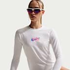 나이키 스윔 하이드로가드 여성 드라이 핏 UV 긴팔 탑