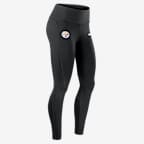 Leggings Nike Dri-FIT de la NFL para mujer Pittsburgh Steelers Epic Fast - Negro