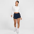 Nike Sportswear Chill Knit Women's Slim Long-Sleeve Cropped Graphic T-Shirt