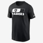 Playera Nike de la NFL para hombre Las Vegas Raiders Air Essential - Negro