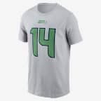 Playera Nike de la NFL para hombre Sam Darnold Seattle Seahawks Rivalries Collection - Gris