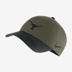 Texas Heritage86 Nike College Hat - Medium Olive/Black
