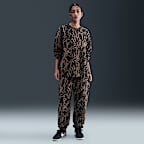 Sweat imprimé oversize à col ras-du-cou Nike Sportswear Phoenix Fleece pour femme