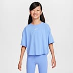 Nike One Relaxed Big Kids' (Girls') Dri-FIT Short-Sleeve Top