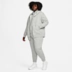 Sudadera con gorro con cierre completo oversized para mujer Nike Sportswear Phoenix Fleece (talla grande)