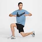 Nike Hyverse Swoosh Men's Dri-FIT Short-Sleeve Fitness Top