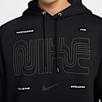 Sudadera con gorro sin cierre de tejido Fleece para hombre Nike Club