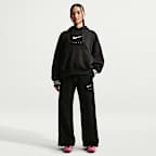 Nike Sportswear Phoenix Fleece Women's High-Waisted Wide-Leg Graphic Pants