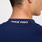 Nike Pro Men's Dri-FIT Fitness Mock-Neck Long-Sleeve Top