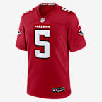 Drake London Atlanta Falcons Men's Nike NFL Game Jersey - Red