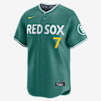 Masataka Yoshida Boston Red Sox City Connect Men’s Nike Dri-FIT ADV MLB Limited Jersey - Green