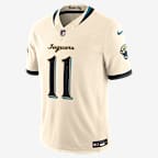 Parker Washington Jacksonville Jaguars Rivalries Collection Men's Nike Dri-FIT NFL Limited Jersey - Natural