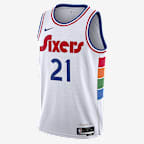 Jersey Nike Dri-FIT de la NBA Swingman para hombre Joel Embiid Philadelphia 76ers 2024/25 City Edition - Blanco