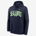 Seattle Seahawks Club Men's Nike NFL Pullover Hoodie - Navy