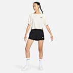 Nike Sportswear 女款羅紋針織短袖上衣