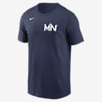 Minnesota Twins City Connect Wordmark Men's Nike MLB T-Shirt - Navy