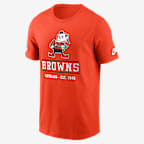 Cleveland Browns Essential Men's Nike Dri-FIT NFL Long-Sleeve T-Shirt - Orange