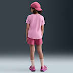 Nike One Older Kids' (Girls') Dri-FIT High-Waisted Woven Training Shorts