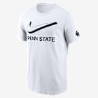 Penn State Primetime Campus 2-Hit Swoosh Men's Nike College T-Shirt - White