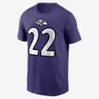 Derrick Henry Baltimore Ravens Men's Nike NFL T-Shirt - Purple