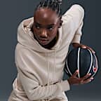 A'ja Wilson Women's Oversized Cropped Basketball Hoodie