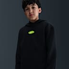 Sudadera con gorro para niños talla grande Nike Sportswear Club Fleece