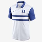 Duke Blue Devils Primetime Campus Vapor Men's Nike Dri-FIT College Polo - White