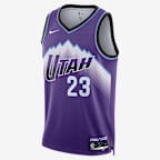 Lauri Markkanen Utah Jazz Icon Edition Men's Nike Dri-FIT NBA Swingman Jersey - Field Purple