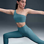 Leggings de tiro alto de 7/8 para mujer Nike Zenvy Rib