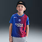 Paris Saint-Germain Academy Pro Third Younger Kids' Nike Dri-FIT Total 90 Football Pre-Match Short-Sleeve Top