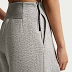 Pants cropped de tiro alto para mujer Nike Sportswear Tech Fleece