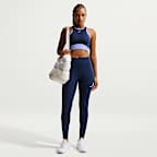 Nike One sports-BH med innlegg og middels støtte til dame