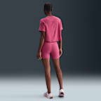 Playera de manga corta Dri-FIT cropped para mujer Nike One Relaxed