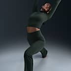 나이키 젠비 여성 하이웨이스트 플레어 레깅스