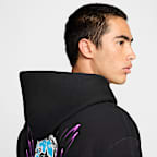 เสื้อสเก็ตบอร์ดมีฮู้ดผ้าฟลีซแบบสวม Nike SB