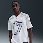 Josh Allen Buffalo Bills Rivalries Collection Men's Nike Dri-FIT NFL Limited Jersey - White