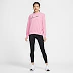 ナイキ Dri-FIT ゲット フィット ウィメンズ グラフィック クルーネック スウェットシャツ