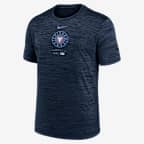 Playera Nike Dri-FIT de la MLB para hombre Chicago Cubs City Connect Practice Velocity