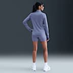 Shorts de correr ajustados de tiro alto de 10 cm con bolsillos para mujer Nike Swift