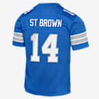 Amon-Ra St. Brown Detroit Lions Big Kids' Nike NFL Game Jersey