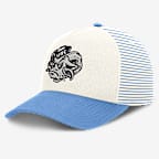 North Carolina Rise Men's Nike Dri-FIT College A-Frame Adjustable Hat - White