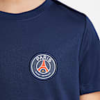 Paris Saint-Germain Academy Pro Older Kids' Nike Dri-FIT Football Short-Sleeve Knit Top