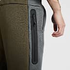 ナイキ テック メンズ カラーブロック⁠オープンヘム フリース パンツ